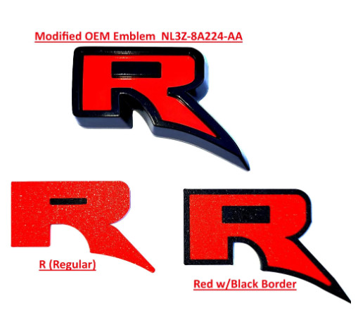 NL3Z-8A224-AA Ford Raptor R Grille Emblem (modified to fit any grill)