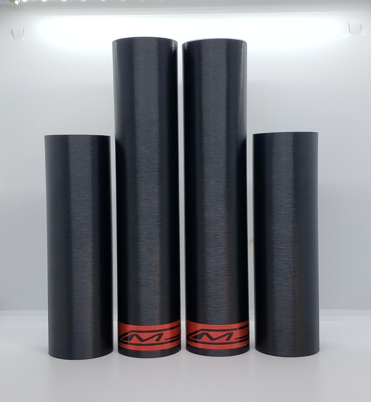 Fork Skins Covers Black Brushed Aluminum Graphics Honda CRF 250R 450R 250X 450X 
