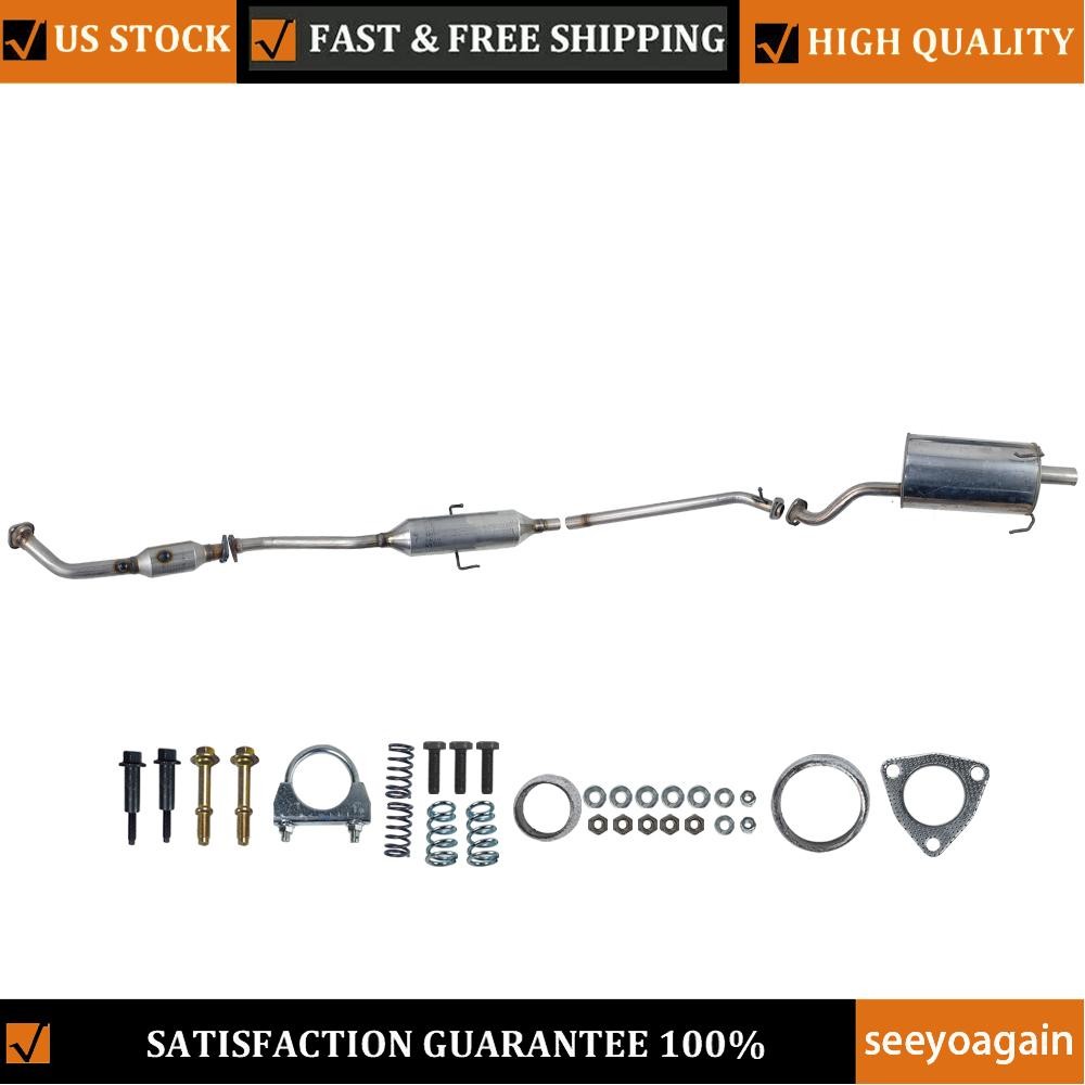 Complete Exhaust System Fit 2005-2006 Honda CR-V 2.4L Brand NEW Fast Dispatch