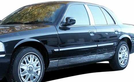 1992-1994 Mercury Grand Marquis Stainless Steel Rocker Panel Molding Trim 5\
