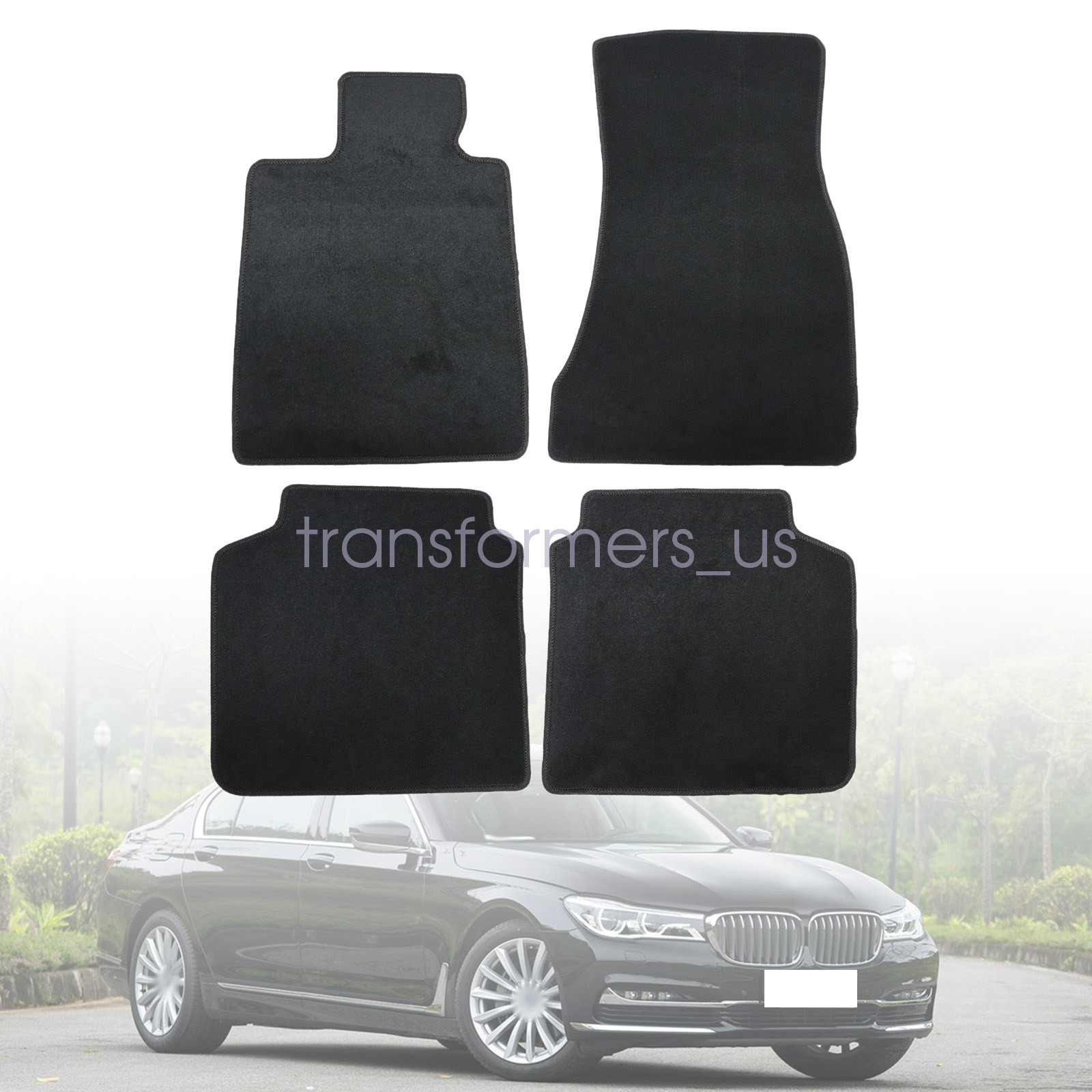 Fits 2016-2022 BMW G11 7 Series 2017-2022 Alpina B7 Velour Floor Mats Carpet New