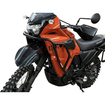 New Tusk Crash Bars - Engine Guards-Black Fits:2022-2026 KAWASAKI KLR650