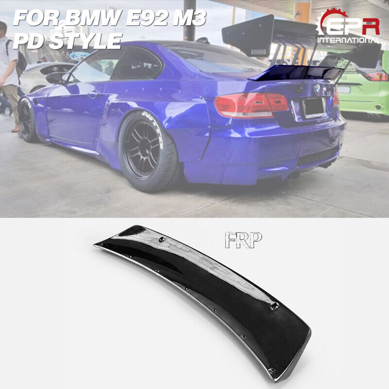 For BMW 3 Series M3 E92 FRP Unpainted RB Style Rear Trunk Spoiler Wing Bodykits