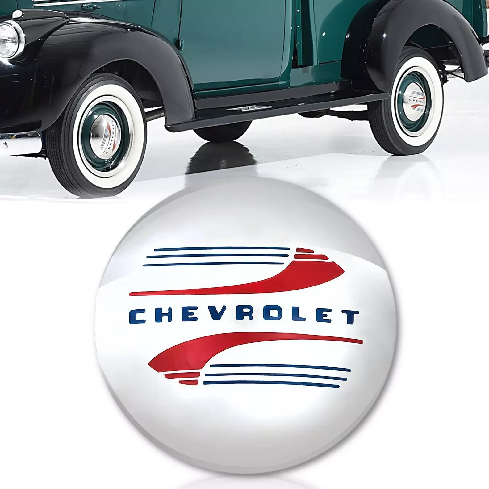 1941 1942 1946 CHEVROLET TRUCK 1/2 TON HUBCAP NEW SET OF 4 POLISHED STAINLESS