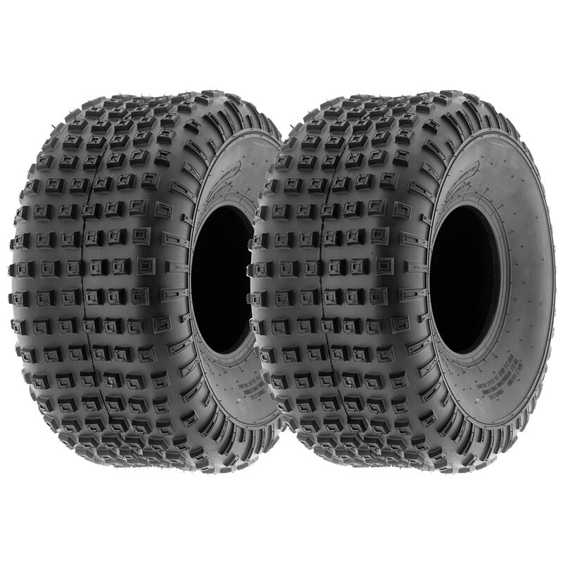 SET OF TWO: ATV Tubeless Type Tires Size 16x8-7 (205/55-7) (P94) Front or Rear SET OF TWO: ATV Tubeless Type Tires Size 16x8-7 (205/55-7) (P94) Front or Rear