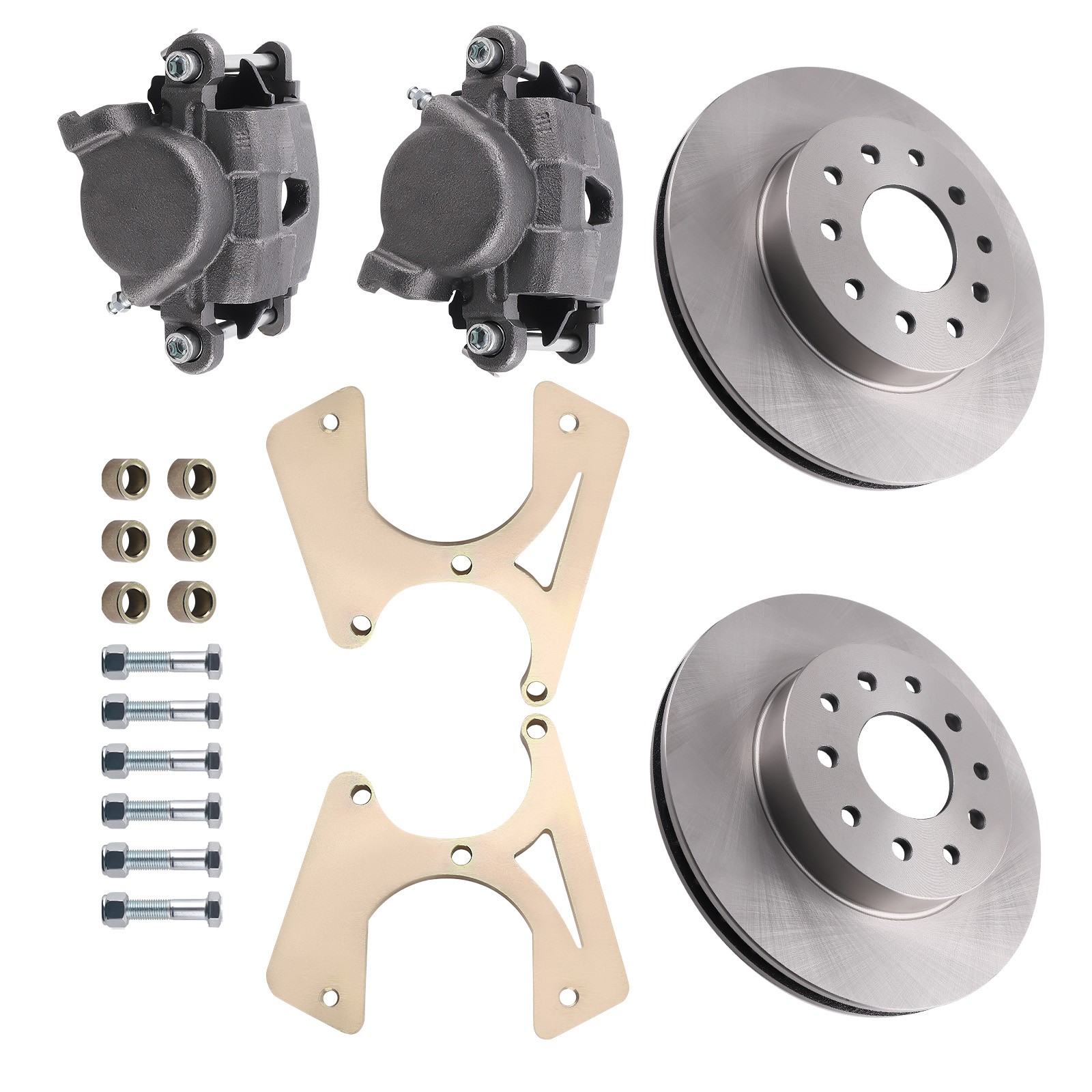 Rear Disc Brake Conversion Set for GM 10 & 12 Bolt with Brake Calipers