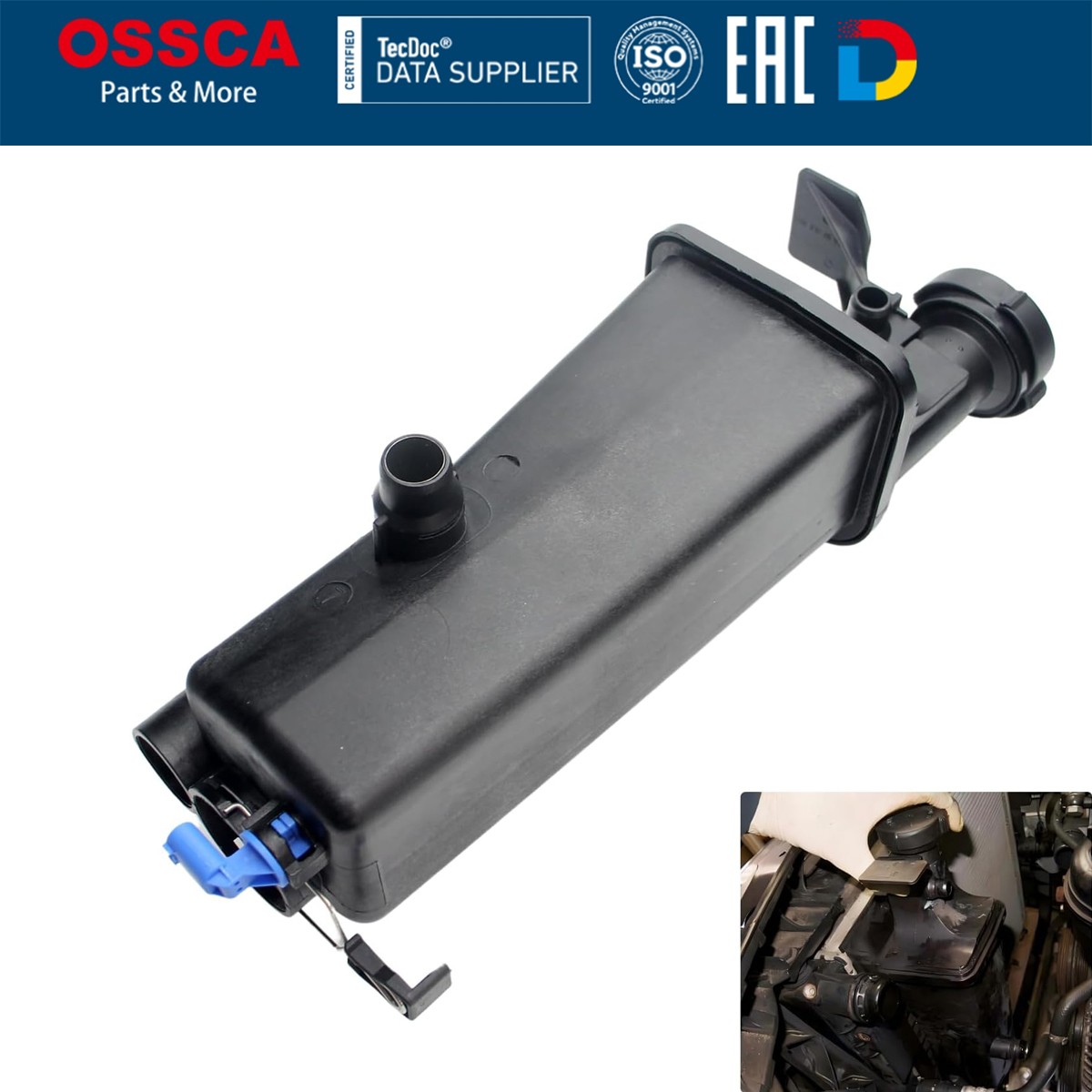 OSSCA Coolant Recovery Expansion w/ Sensor for BMW X3 X5 17137607482 603-334