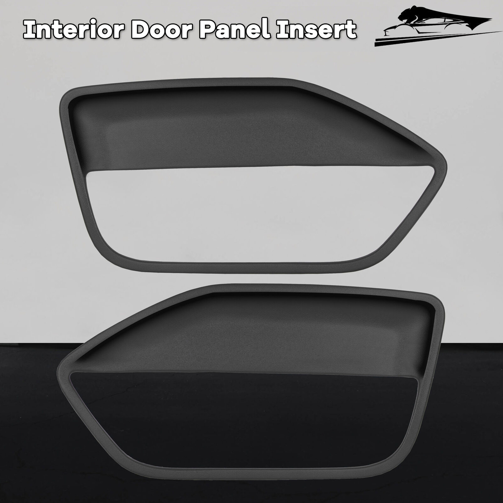Pair Interior Door Panel Insert Hard Cover BLACK ABS For FORD MUSTANG 2005 -2009 Pair Interior Door Panel Insert Hard Cover BLACK ABS For FORD MUSTANG 2005 -2009