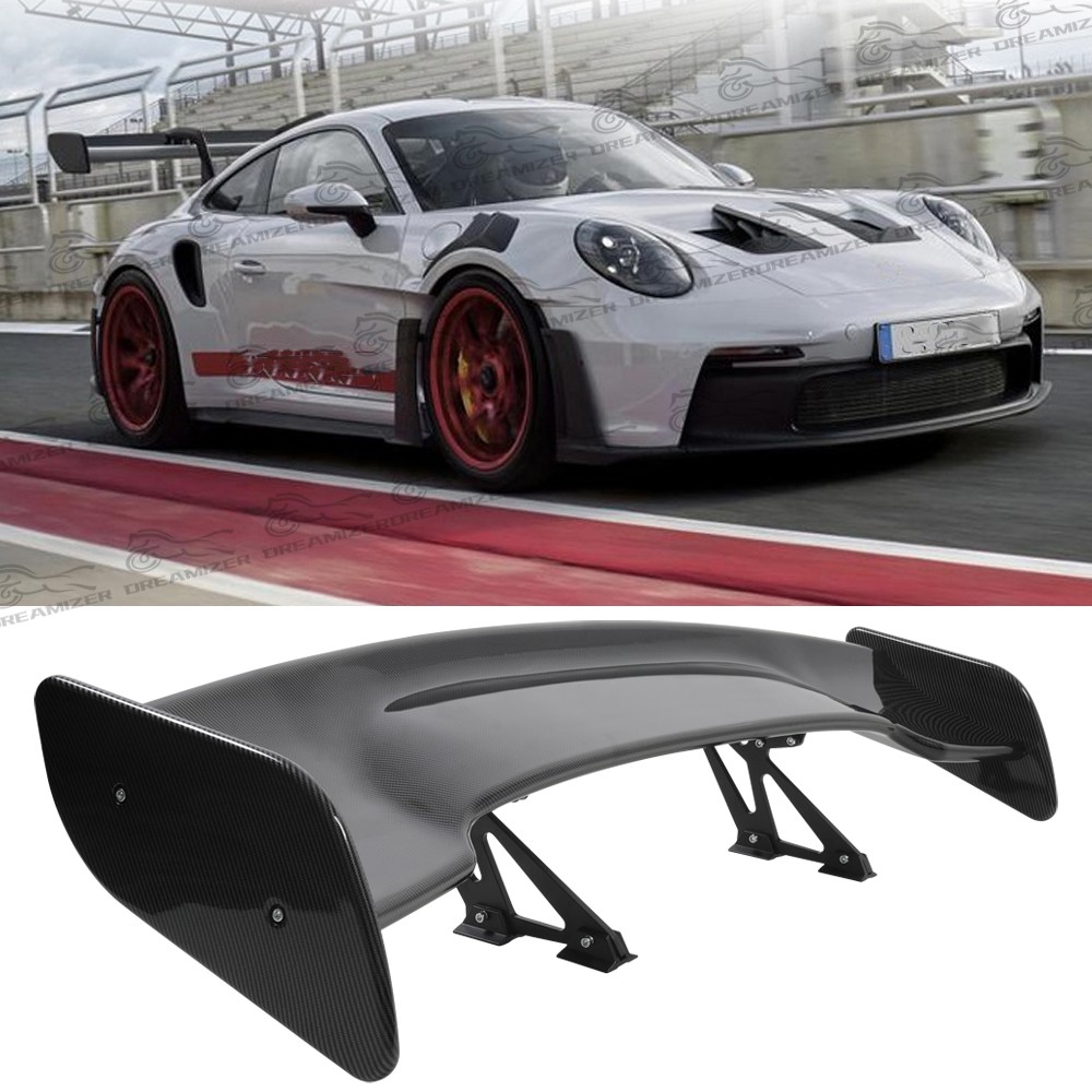 Carbon Look GT Style ABS Spoiler Rear Trunk Wing Lip For Porsche 911 Carrera