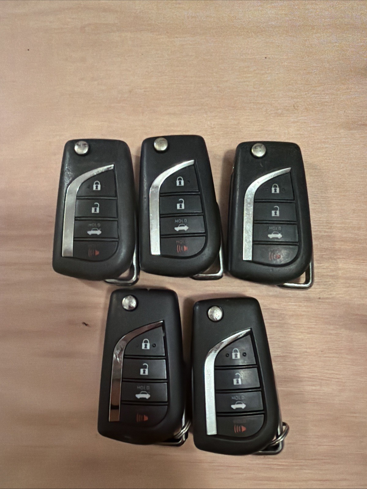 Lot Of 5 Toyota Smart Key Fob Remotes