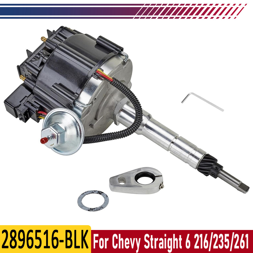 HEI Distributor for 1942-61 Chevy 216 235 261 L6 2896516-BLK