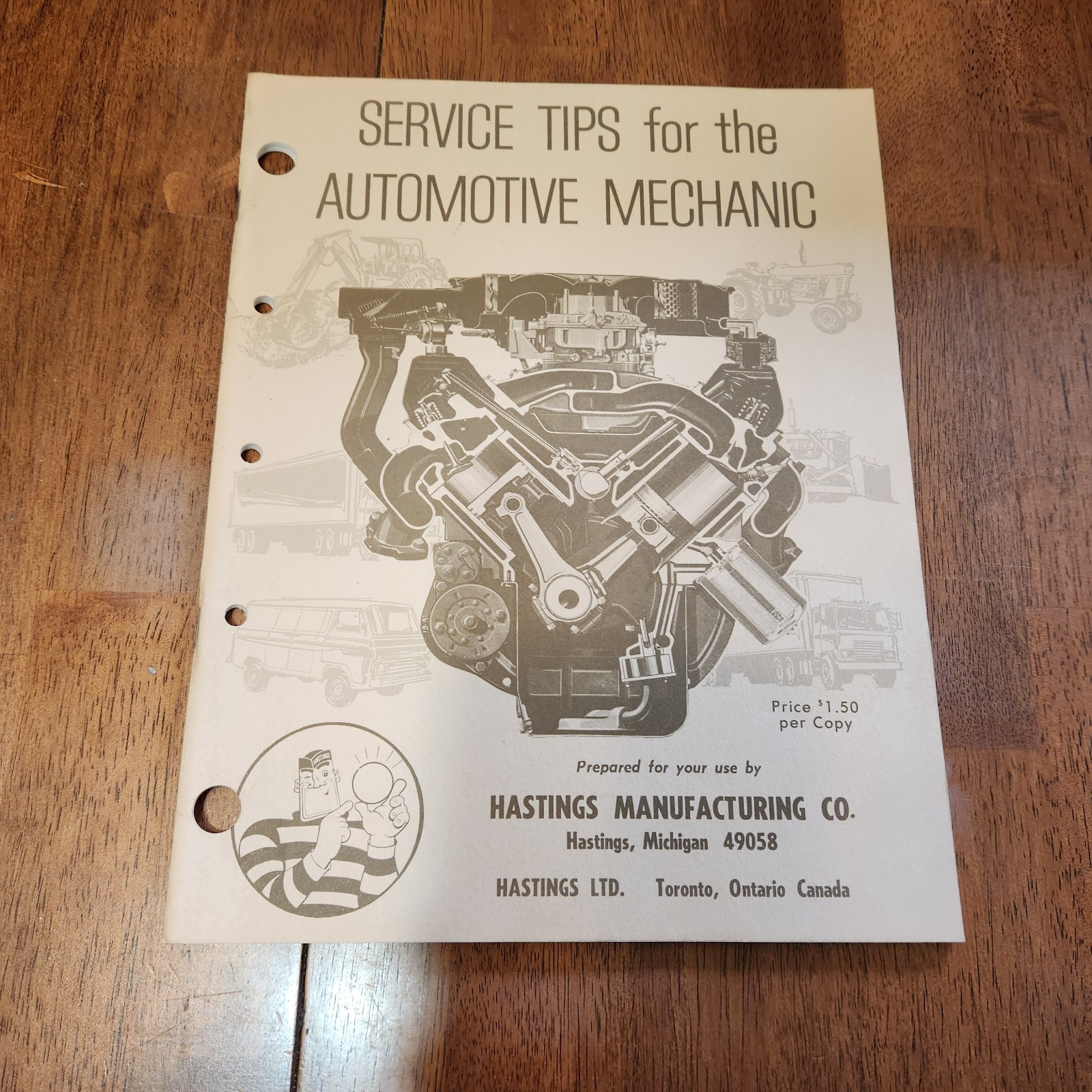 Service Tips for the Automotive Mechanic Hastings Manufacturing Vintage Shop 70s Service Tips for the Automotive Mechanic Hastings Manufacturing Vintage Shop 70s