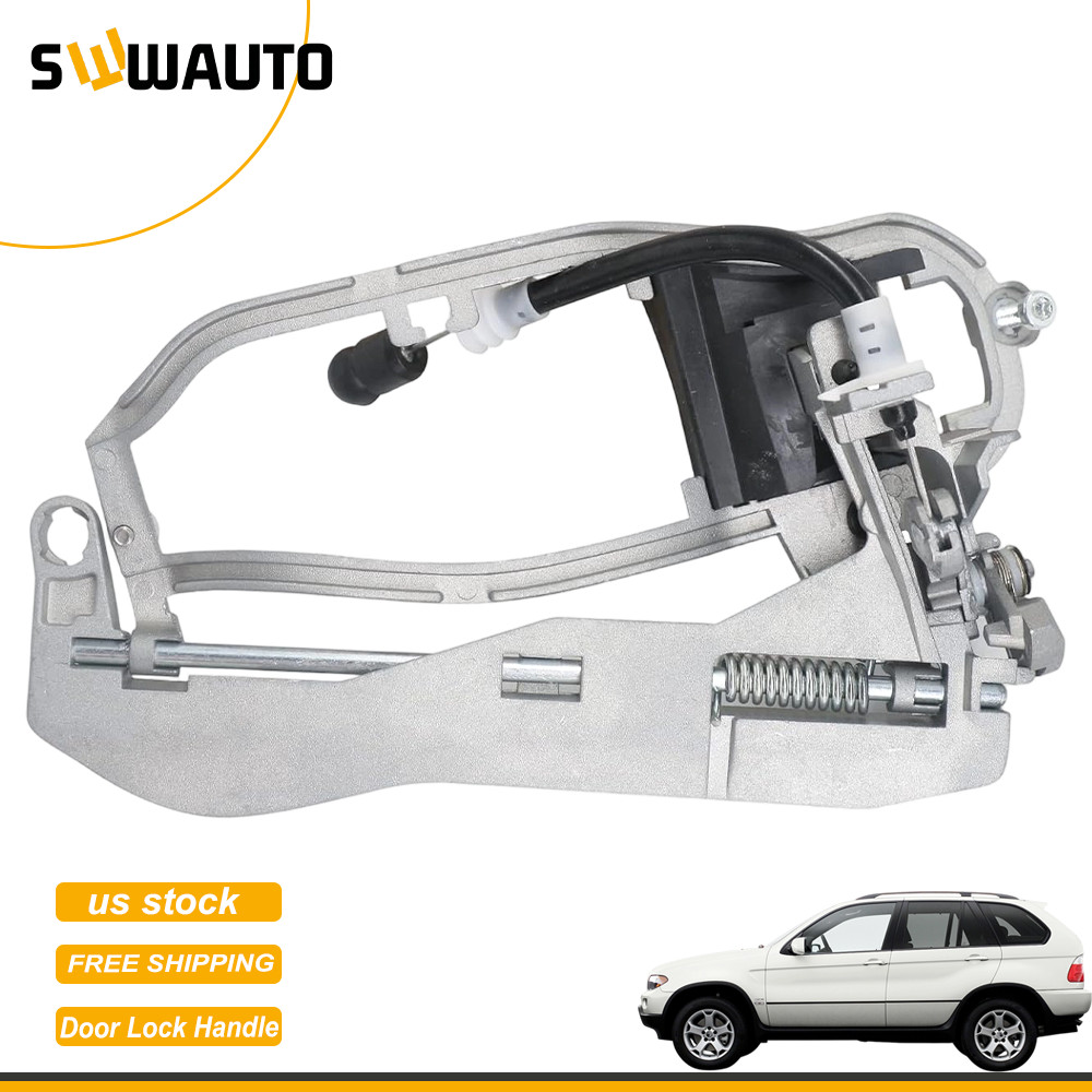 For 2000-2006 BMW X5 Front Left Outside Door Lock Handle Frame Carrier Bracket