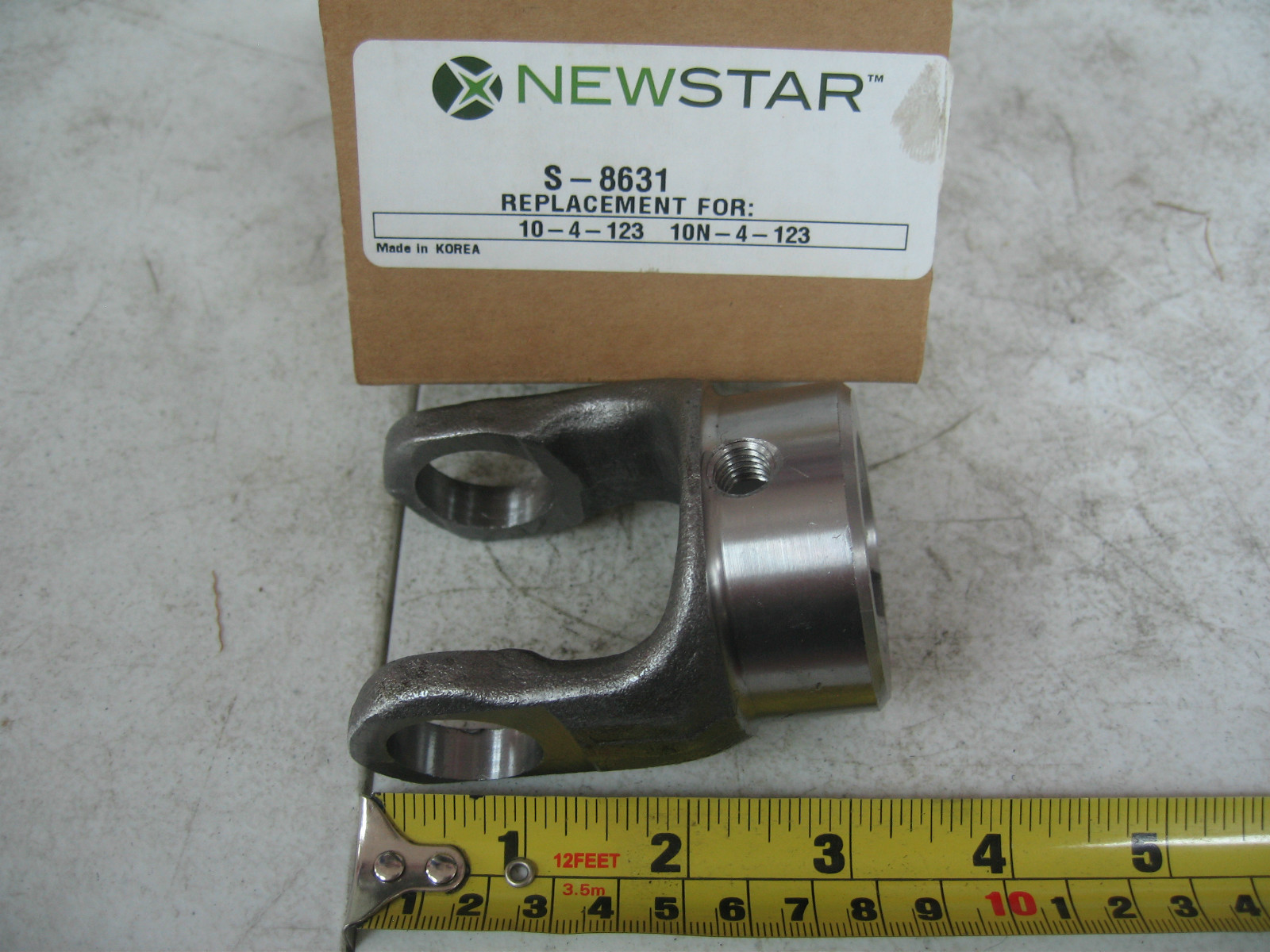 PTO Round End Yoke S&S P/N S-8631 Ref. # Dana Spicer 10-4-123, Meritor 10N-4-123