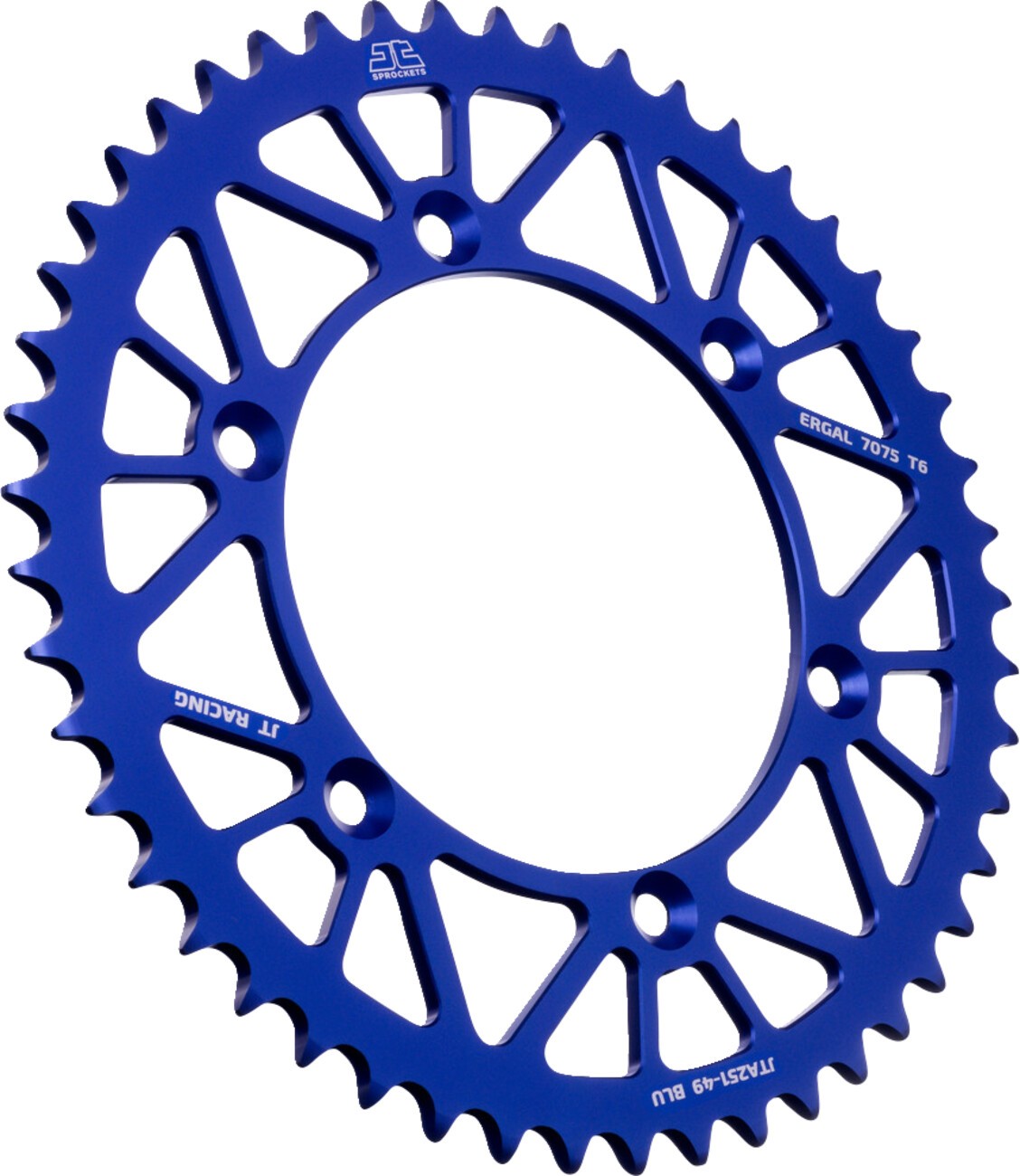 JT RaceLite Aluminum Rear Sprocket 49T 520 Blue JTA251.49BLU JT RaceLite Aluminum Rear Sprocket 49T 520 Blue JTA251.49BLU
