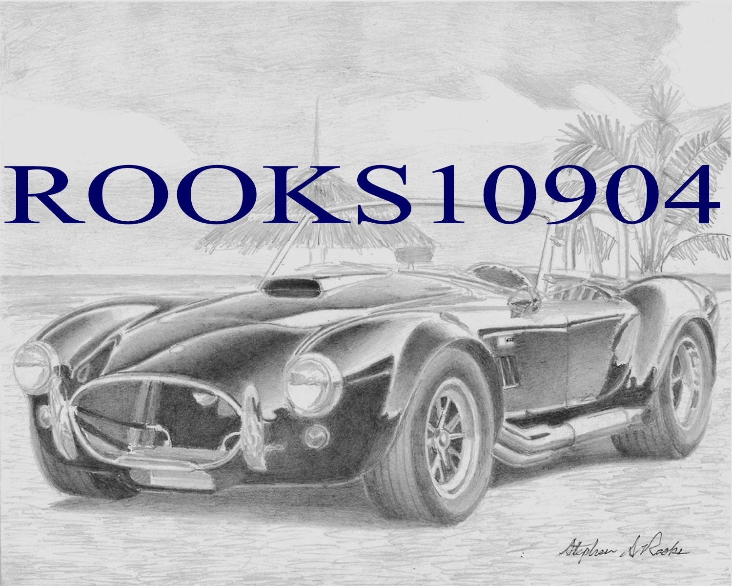 Shelby 427 SC Cobra SPORTS CAR ART PRINT