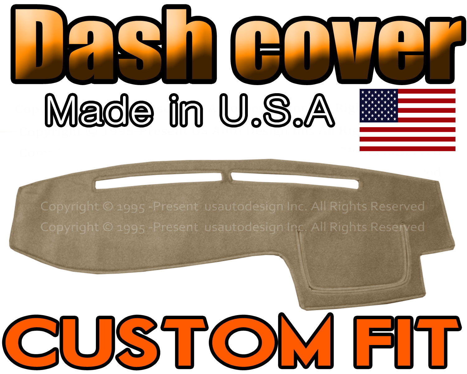 fits 1996-2002 TOYOTA 4RUNNER  DASH COVER MAT DASHBOARD PAD USA MADE /  BEIGE