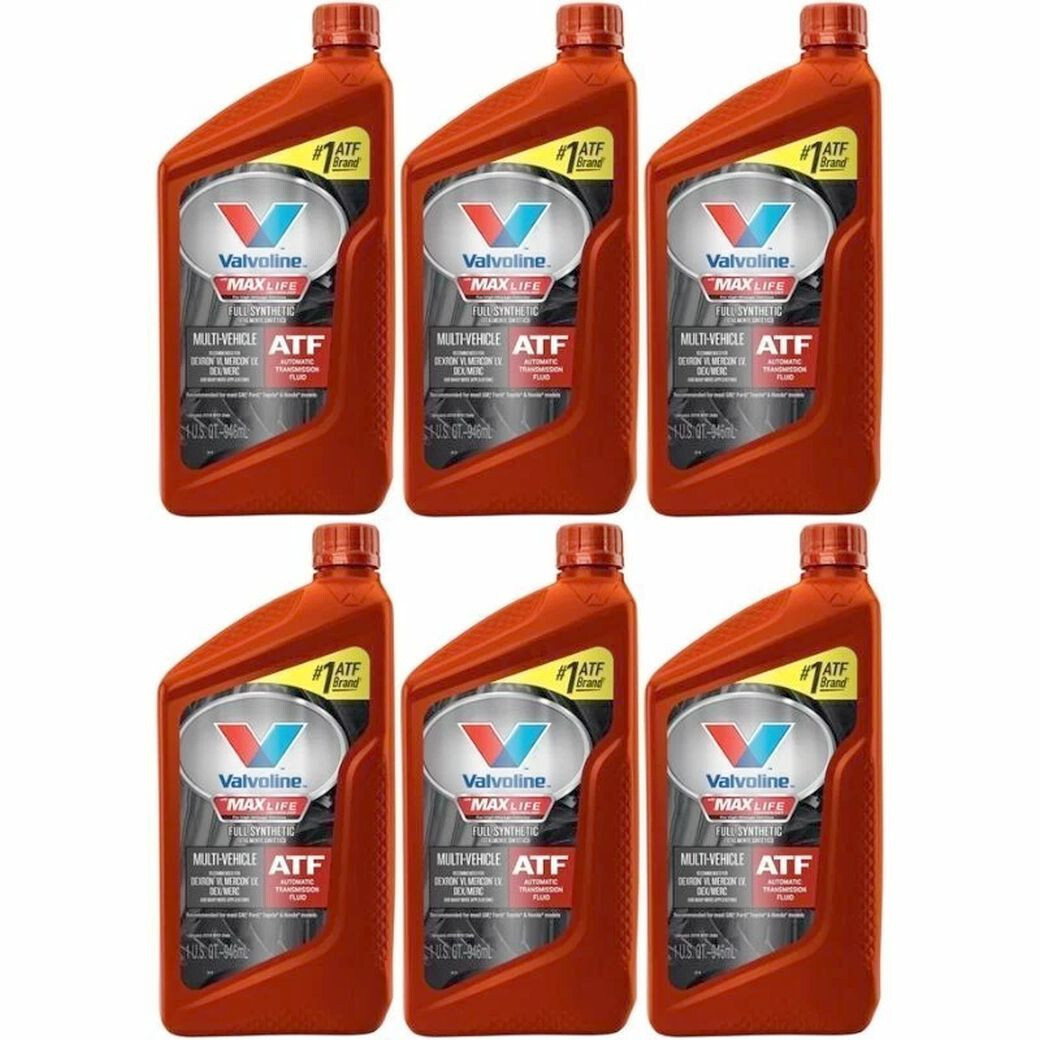 (6-QT) ValVoline MaxLife DEXRON VI ATF Auto Transmission Oil Fluid For CHEVROLET