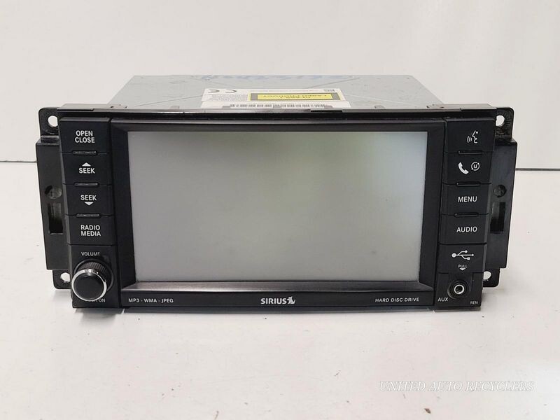 2009-2010 Dodge Ram 1500 Journey Radio AM FM HDD DVD Player Receiver ID REN OEM