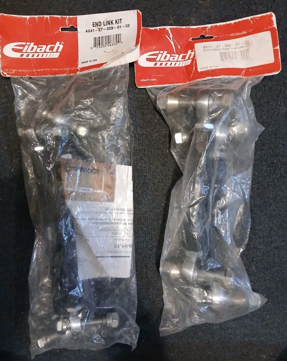 Eibach 2 Sets - Front & Rear End Link Kits  2011-2024 Dodge Challengers/Chargers