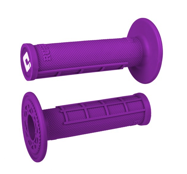 ODI Ruffian Half-Waffle MX Grips Purple