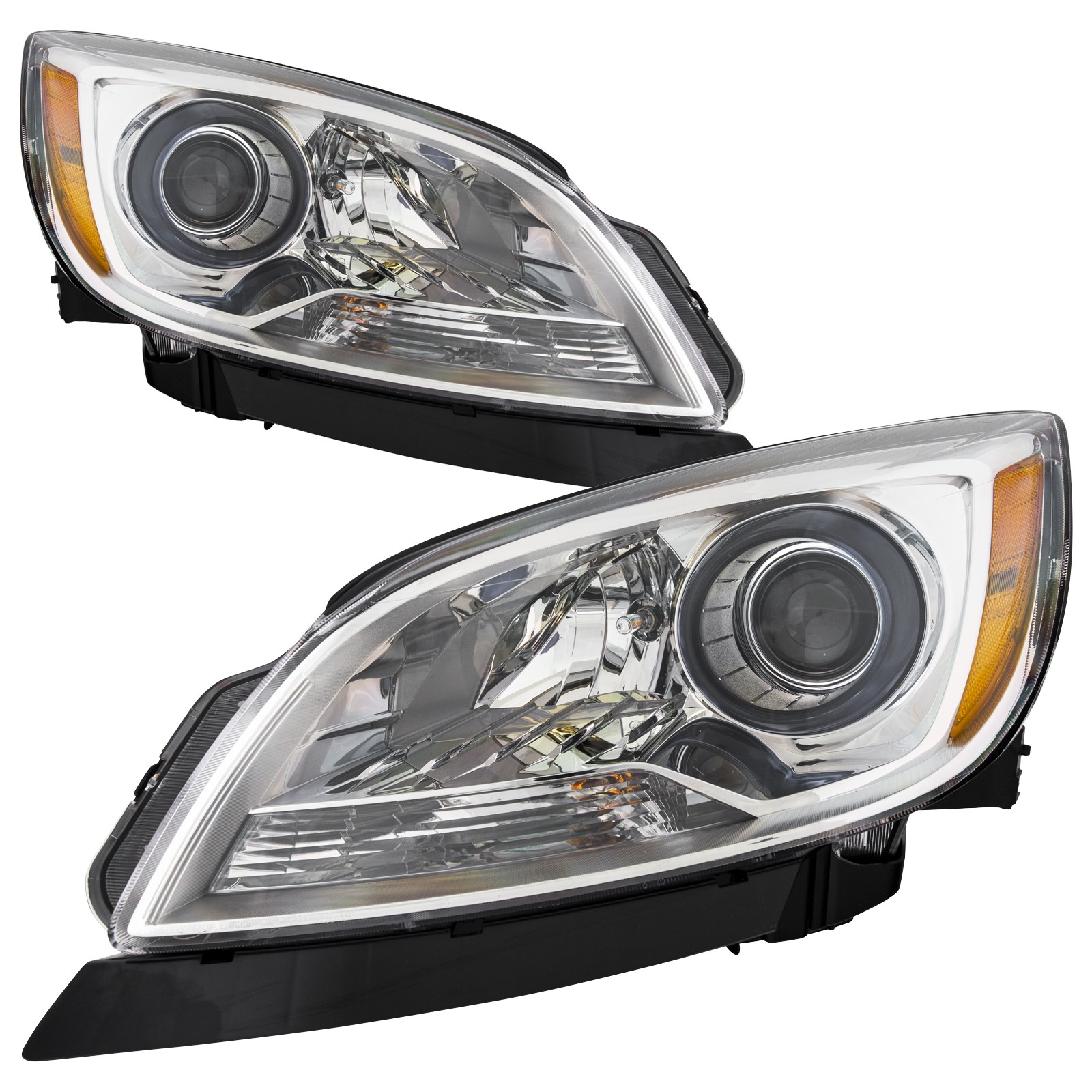 Headlights CAPA Certified Left And Right Pair Fits 2012-2017 Buick Verano
