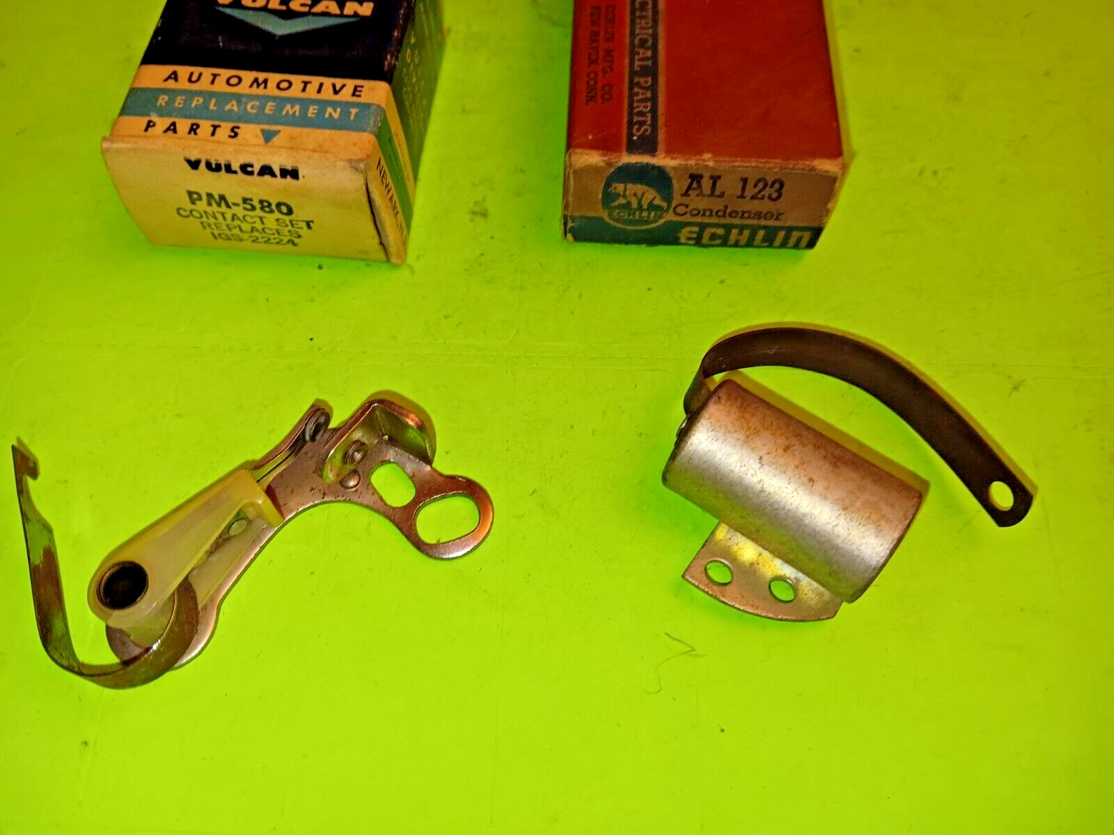 CONTACT POINTS & CONDENSER  1954 1955  WILLYS STUDEBAKER KAISER AUTOLITE IGN