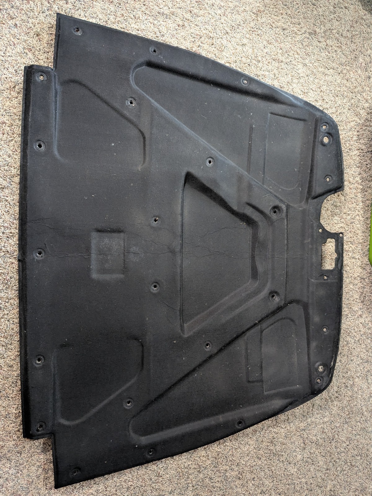 08-19 Maserati GranTurismo GranCabrio M145 Hood Bonnet insulation oem