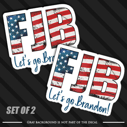 FJB Let's go Brandon Sticker Biden Trump 2024 Car Truck Vinyl Decal USA Bumper