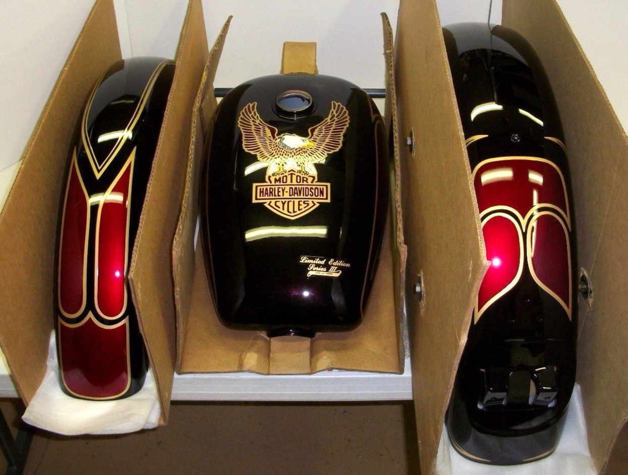 NOS AMF 1980 FX Limited Edition Gas Tank & Fenders * HARLEY DAVIDSON Shovelhead
