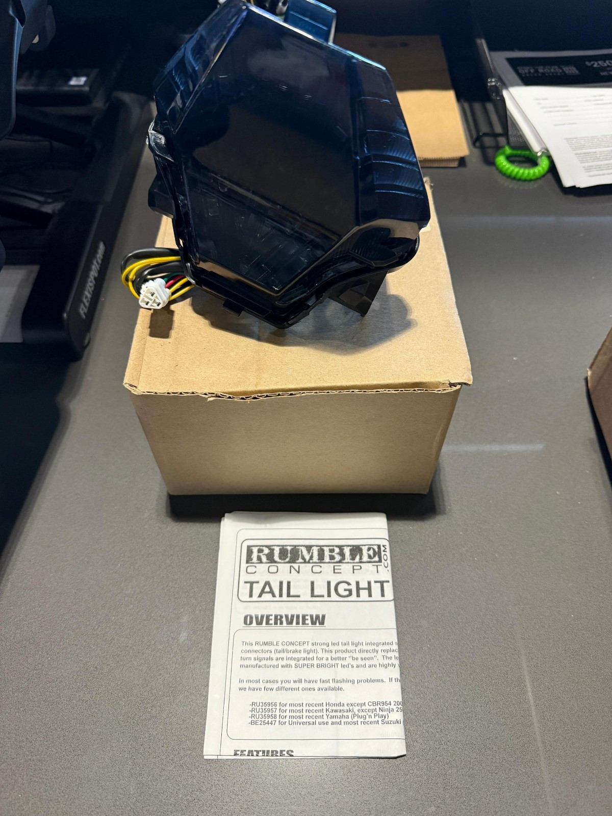 Rumble Concept RC39235SMK LED Integrated Tail Light FZ07 Yamaha 2015-2017 Rumble Concept RC39235SMK LED Integrated Tail Light FZ07 Yamaha 2015-2017