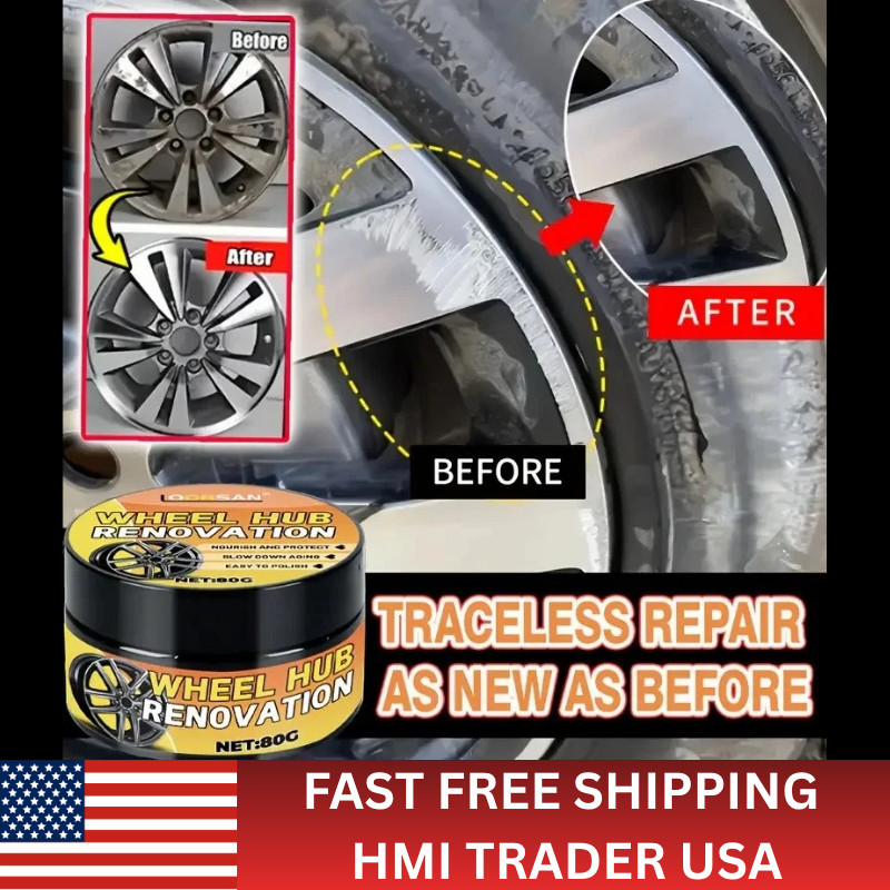 1pcs GM Hubcap Repair Kit – Removes Scratches & Restores Chrome Brightness - NEW