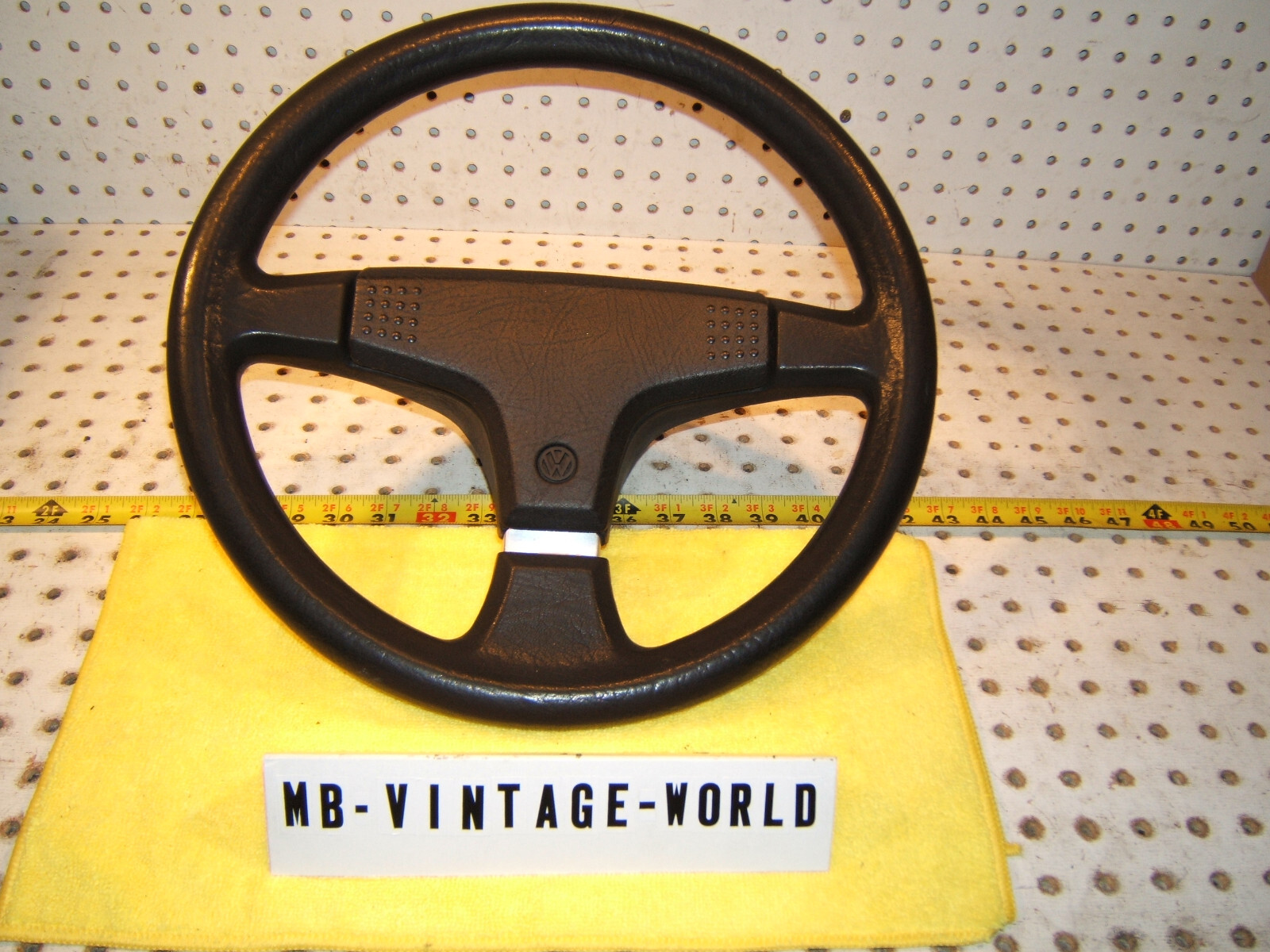 VW 91-92 MK3 Golf Gti 3 spoke rare black Foam Steering OEM 1 Wheel Horn,Germany