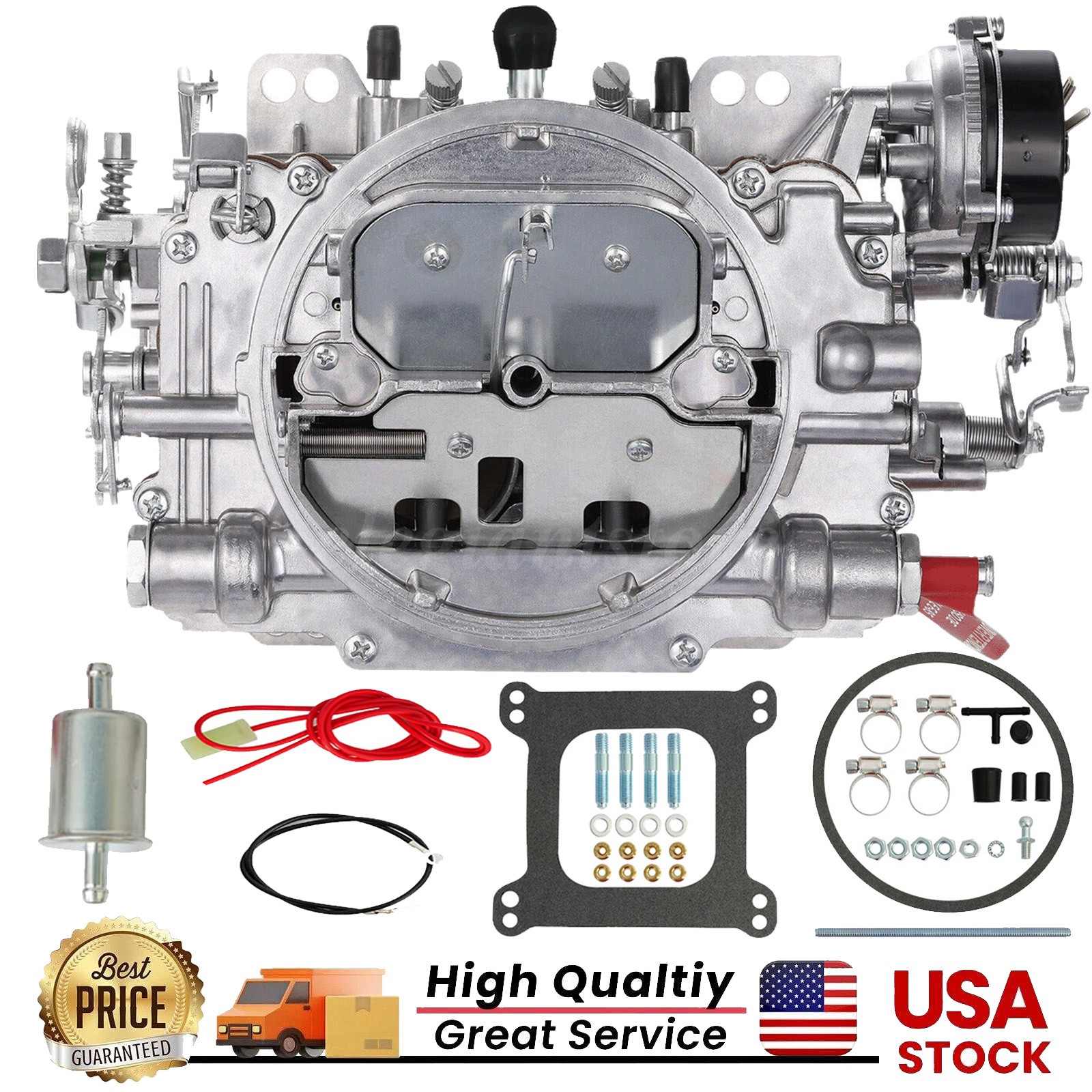 For Edelbrock 1906 AVS2 Performance Carburetor 4 Barrel Electric Choke 650 CFM For Edelbrock 1906 AVS2 Performance Carburetor 4 Barrel Electric Choke 650 CFM