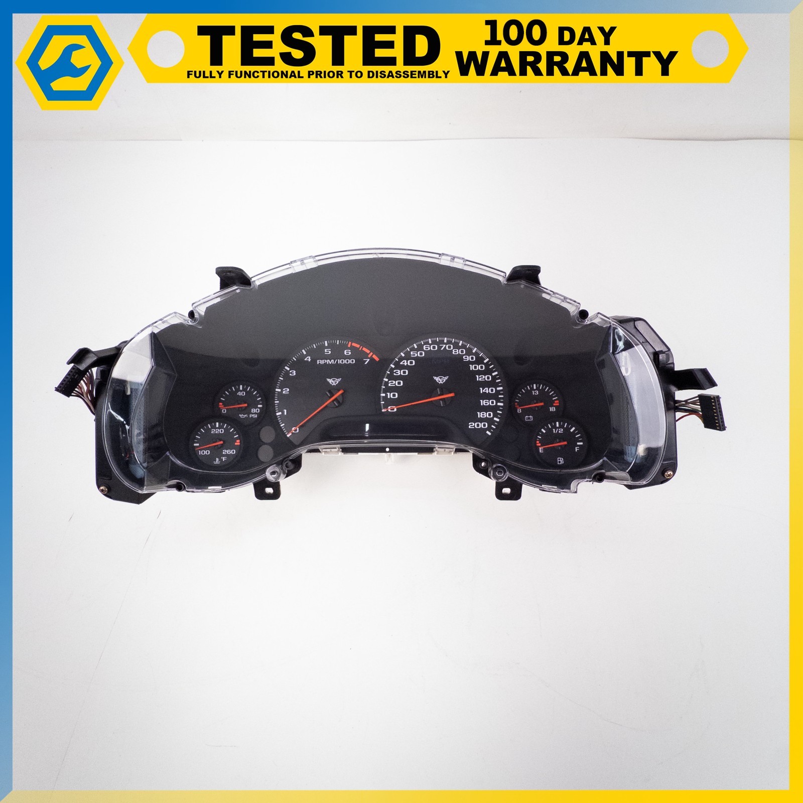 02-04 CHEVROLET CORVETTE C5 INSTRUMENT GAUGE CLUSTER SPEEDOMETER ASSEMBLY OEM