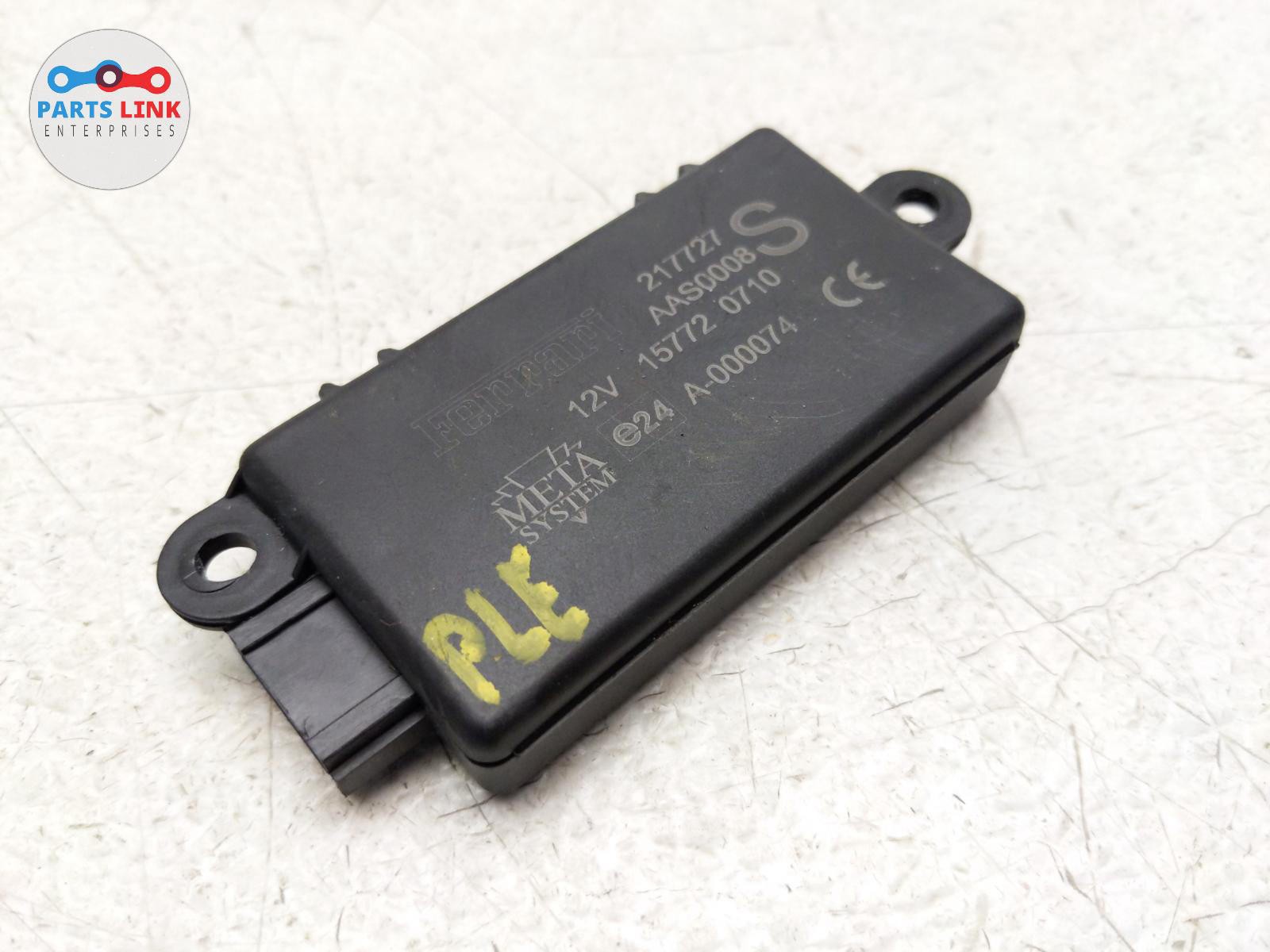 08-14 FERRARI CALIFORNIA F149 LEFT DRIVER DOOR VOLUMETRIC CONTROL MODULE 458 FF