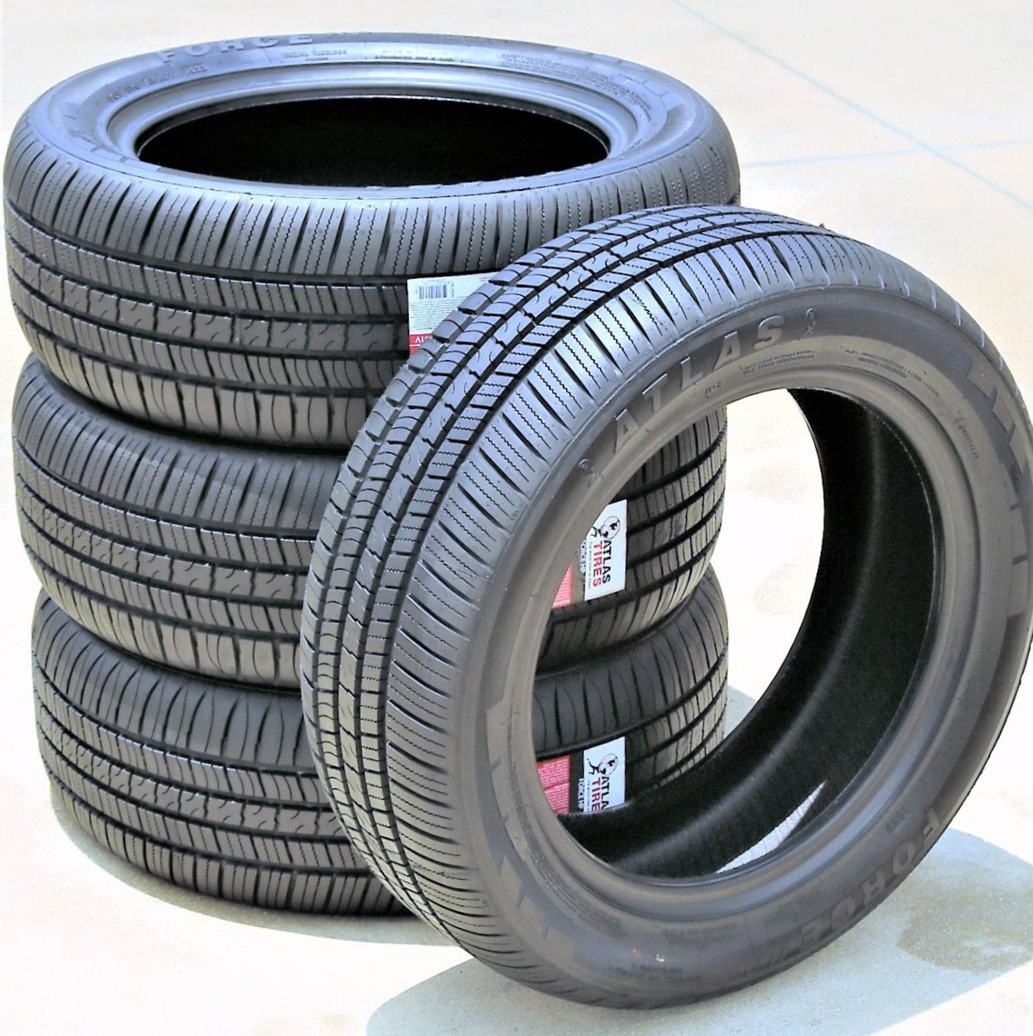 4 Atlas Tire Force HP 215/55R17 94V All Season Performance 50k Mi Warranty 700AA