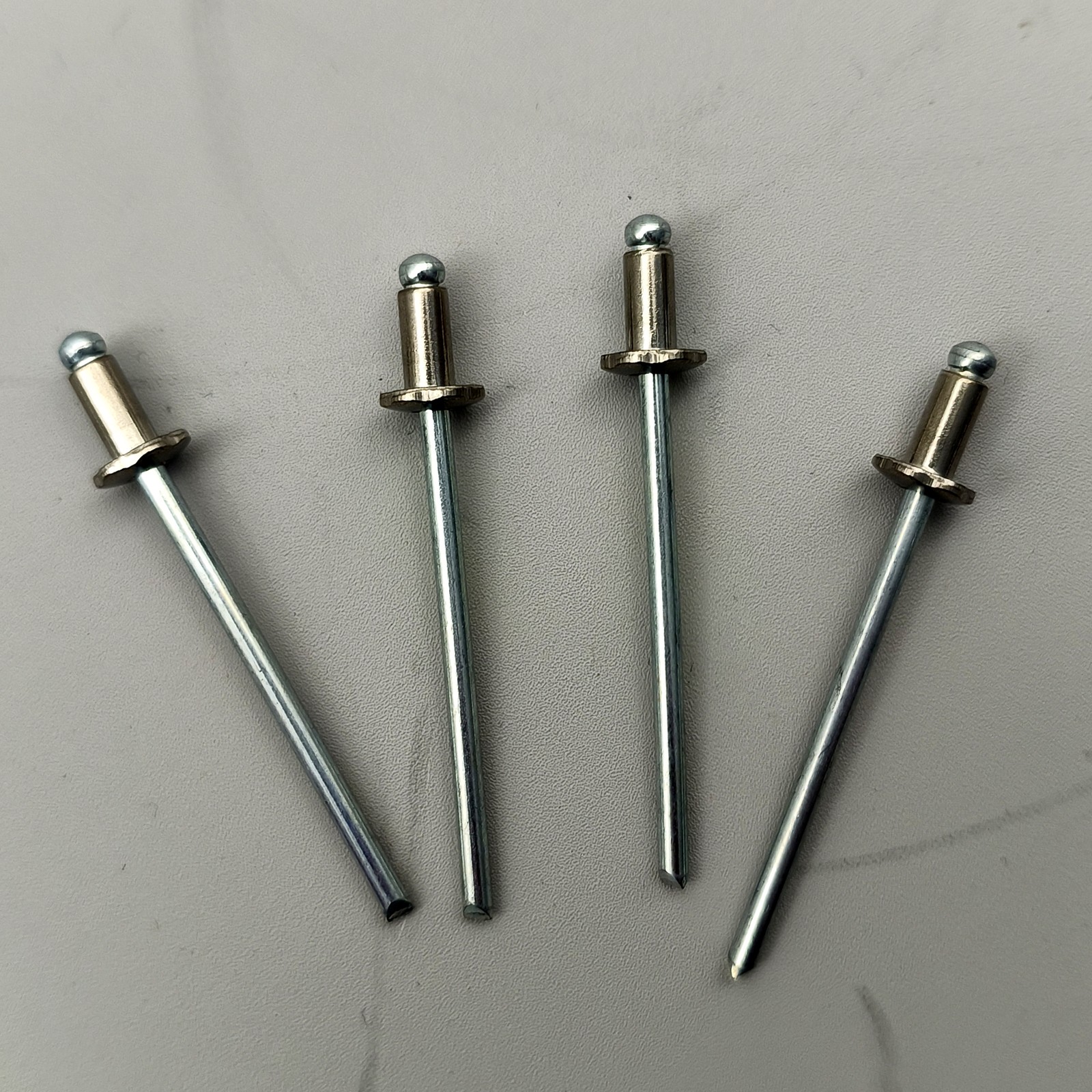 4X Nos Dash Rivets Stainless Steel For GM Ford Chrysler AMC VIN Door Tag NEW