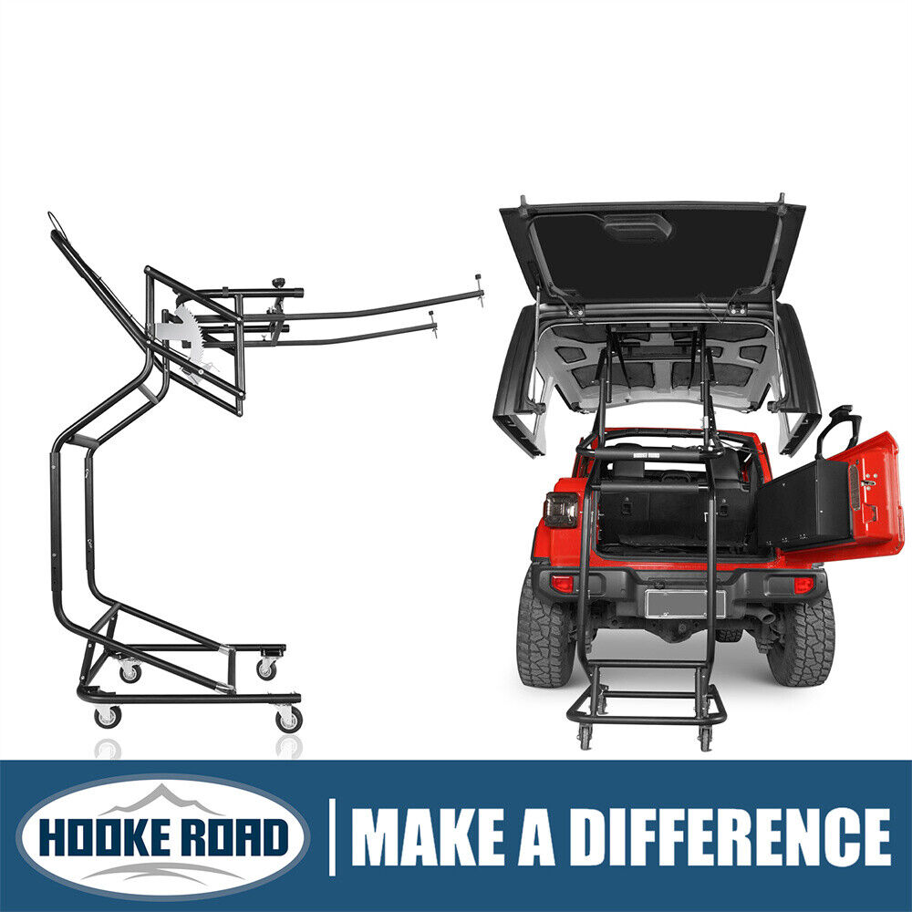 Hooke Road Hardtop Removal Movable Lift Cart Tool for Jeep Wrangler Ford Bronco