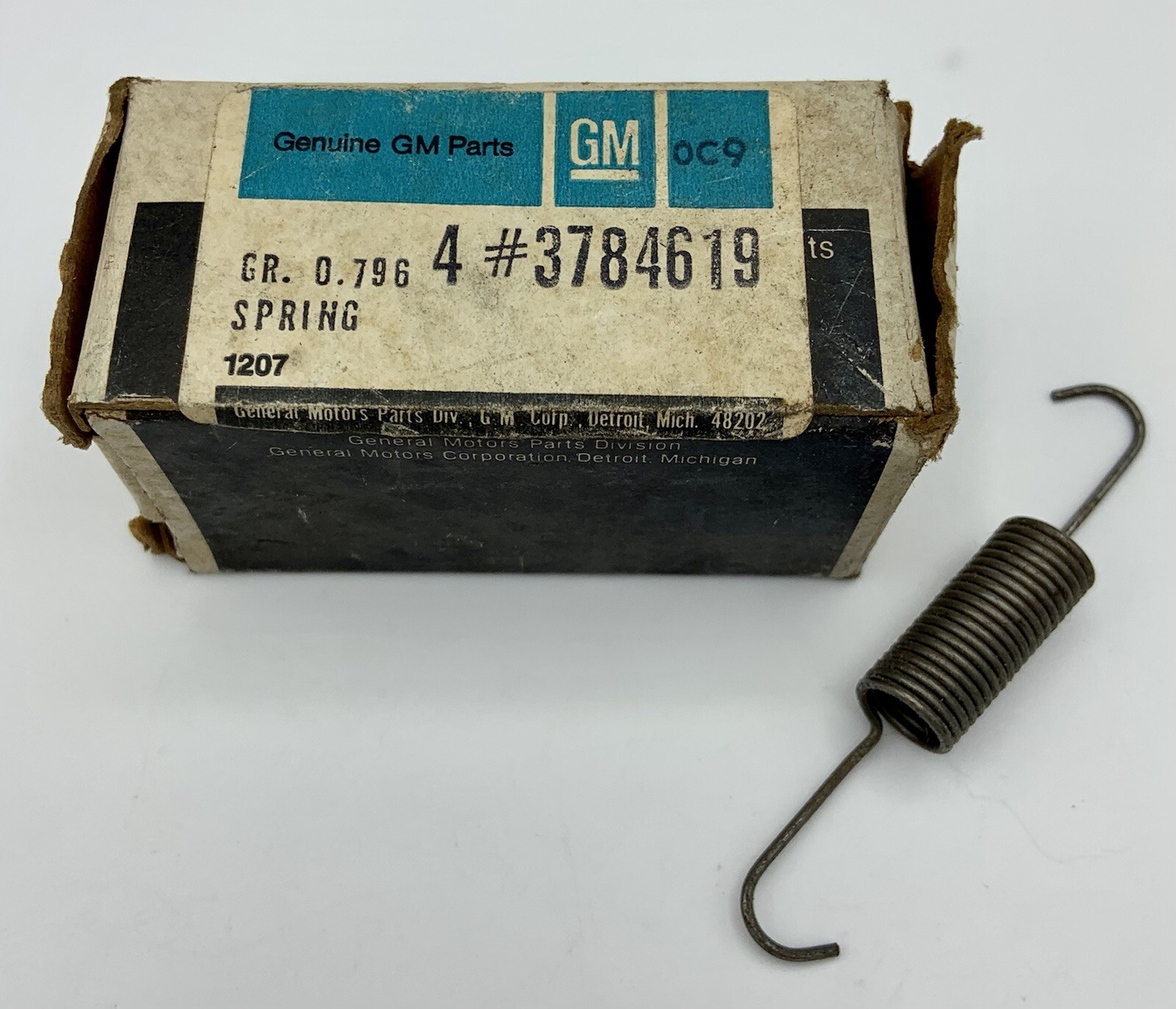 NOS 65-81 Corvette Clutch Fork Retainer Spring Original GM #3784619 NCRS