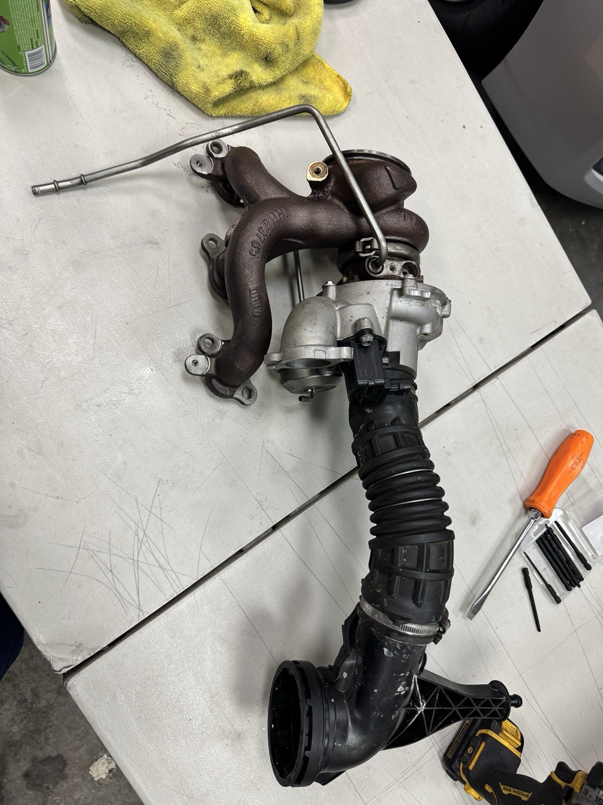 2014-2019 MASERATI GHIBLI LEFT TURBO TURBOCHARGER, 297712, 55221800, GENUINE OEM 2014-2019 MASERATI GHIBLI LEFT TURBO TURBOCHARGER, 297712, 55221800, GENUINE OEM
