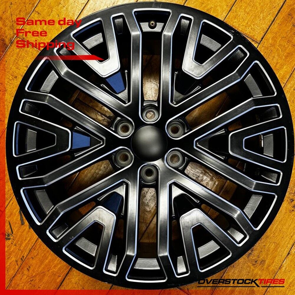 22 X 9 Factory Reproduction FR 93 6 x 139.7 ET+28 mm Gloss Black Milled Wheel