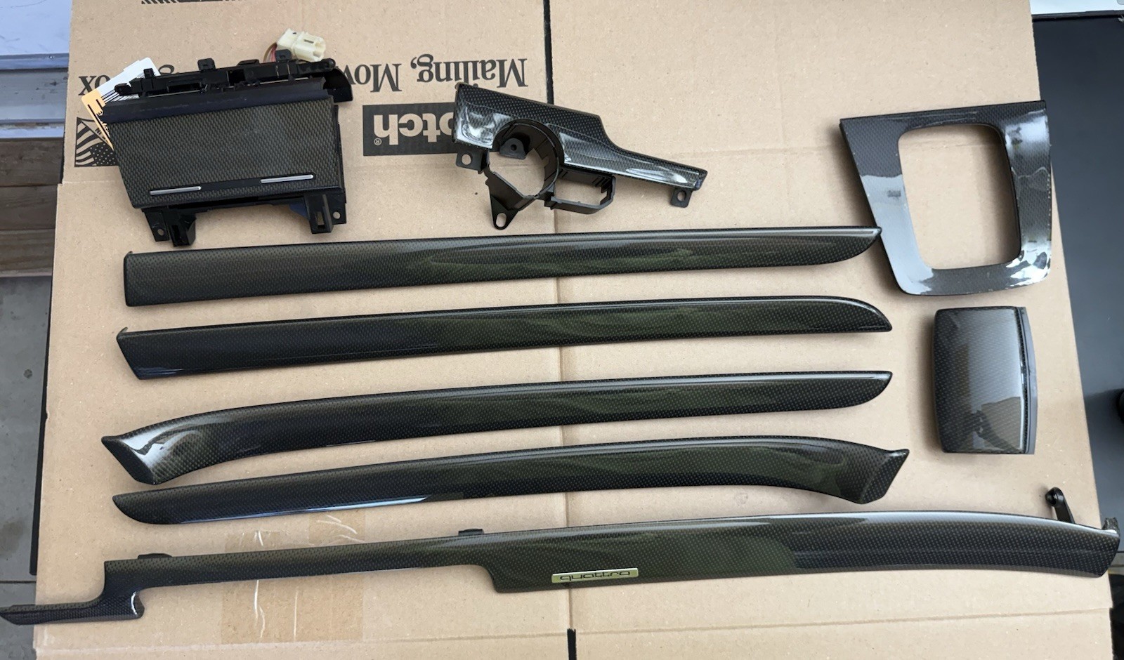 2005-2008 Audi B7 A4 S4 Full Carbon Fiber Interior Trim Complete Set 2005-2008 Audi B7 A4 S4 Full Carbon Fiber Interior Trim Complete Set