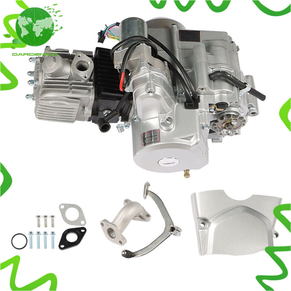 New 125cc 4-Stroke Engine Motor Semi-Auto Electric Start Reverse For ATV