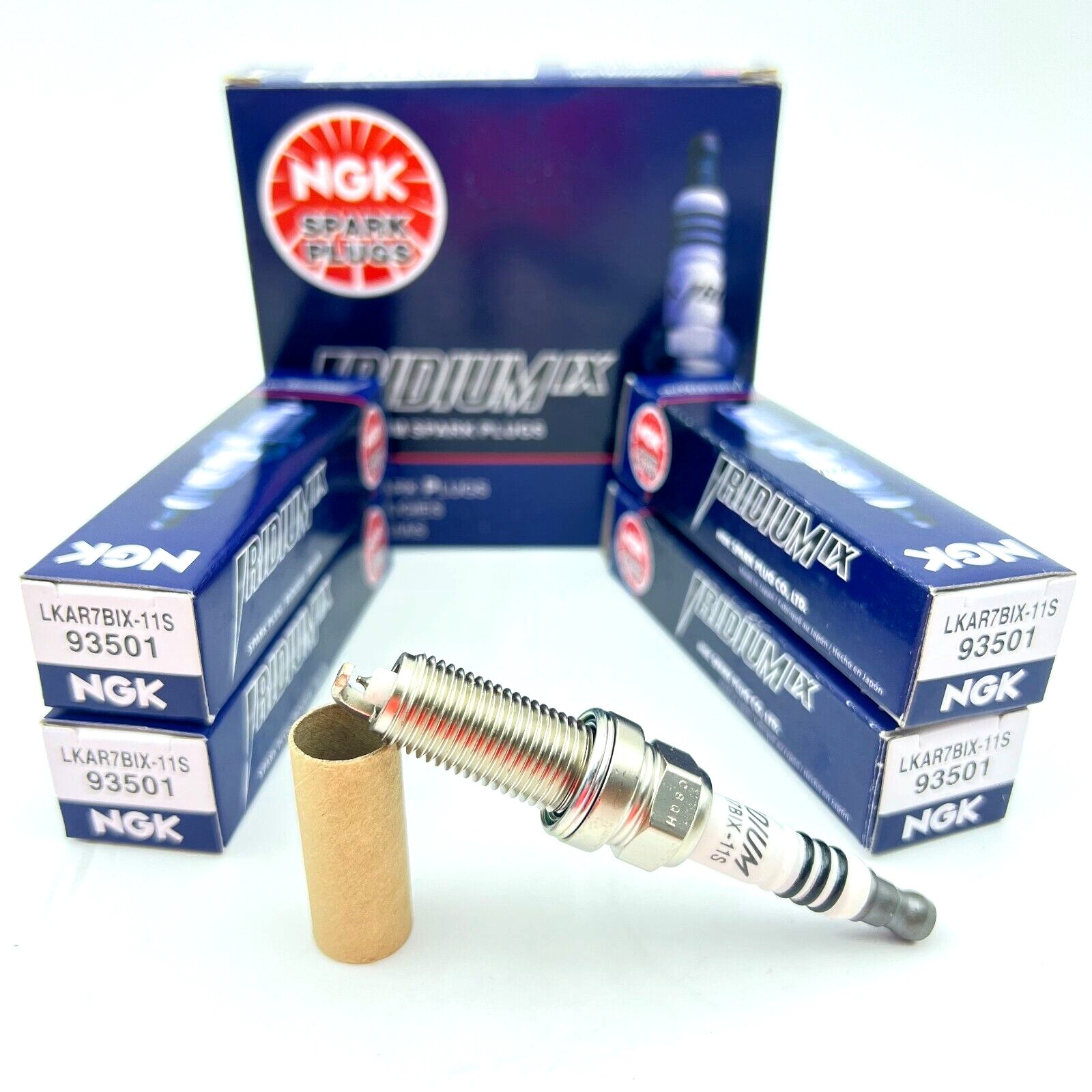 NGK 93501 Set of 4 Spark Plugs LKAR7BIX-11S IRIDIUM IX Genuine Japan 4pk