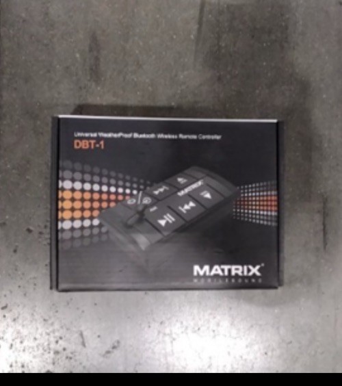 Matrix Mobile Sound Universal Weatherproof Bluetooth Wireless Remote Controller