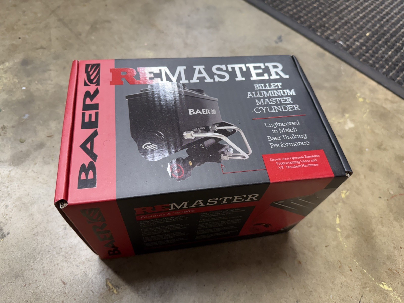 Baer Brakes Remaster Master Cylinder 6801238RP