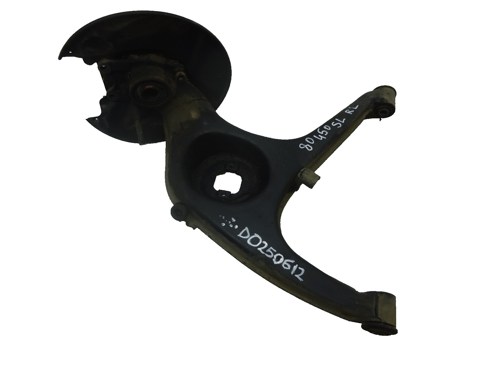 73-80 Mercedes 450SL R107 Rear Left Spindle Knuckle w/ Control Arm OEM DO250612