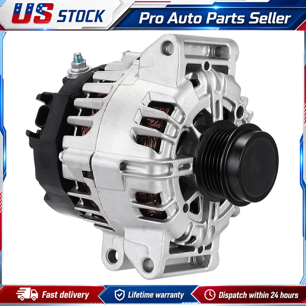 Alternator For 2010 2011 2012 2013 2014 2015 Chevrolet Equinox 13500315 2.4L 2.4