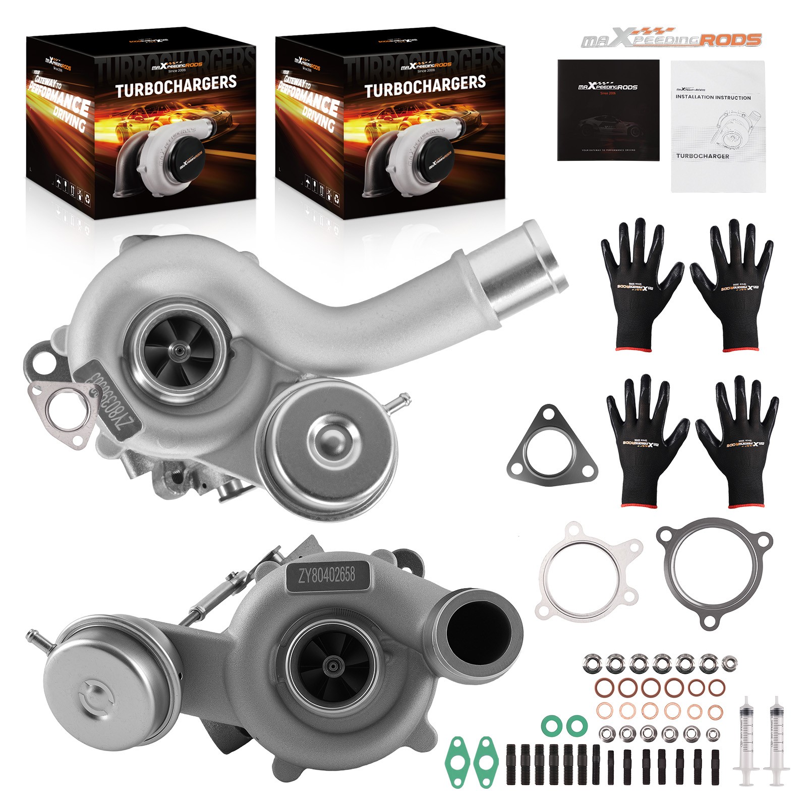 3.5L RH&LH Turbo Turbocharger KIT For Ford Explorer Taurus Lincoln MKS MKT 10-19 3.5L RH&LH Turbo Turbocharger KIT For Ford Explorer Taurus Lincoln MKS MKT 10-19